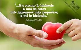 Mateo 25:34-36,40... - Promesas y versiculos Biblicos para Ti | Facebook